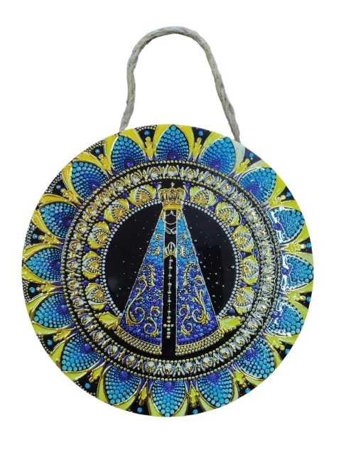Mandala Decorativa de Porcelana Nossa Senhora Aparecida - comprar online