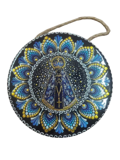 Mandala Decorativa de Porcelana Nossa Senhora Aparecida - comprar online