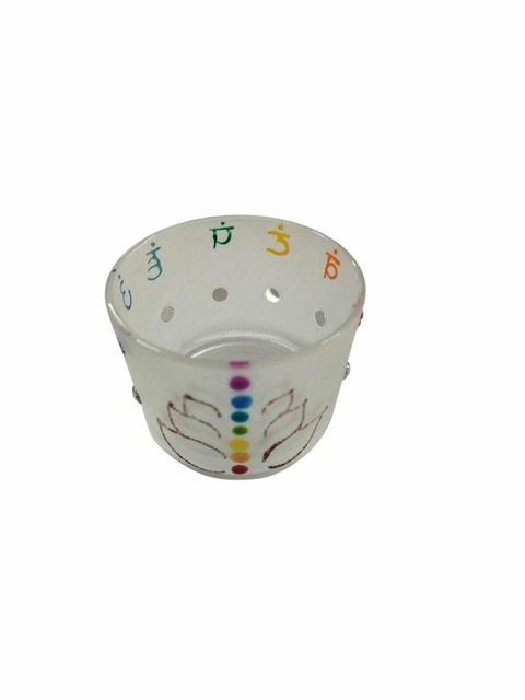 Castiçal Pequeno 7 chakras
