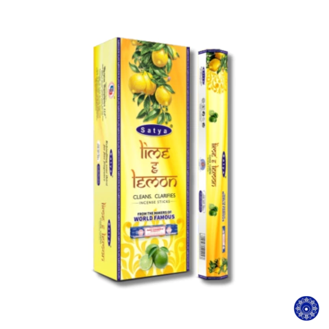 Incenso Indiano Satya Hexagonal Lima Limão