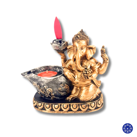 Incensário Cascata Ganesha Porta Vela