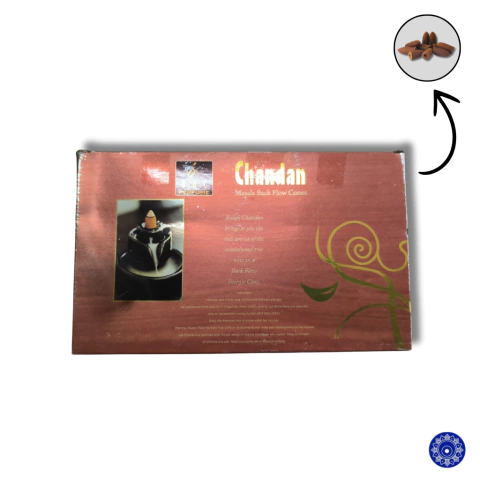 Incenso Balaji Cone Cascata Backflow Chandan