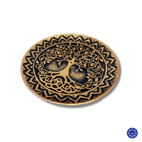 Incensário de Resina Prato Arvore da Vida