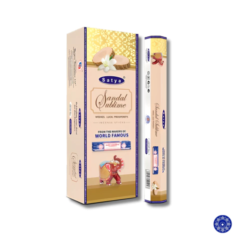 Incenso Indiano Satya Hexagonal Sandalo Sublieme