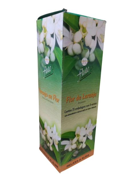 Incenso Indiano Flute Flor de Laranjeira - comprar online