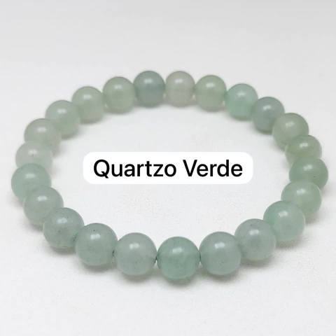 Pulseira de pedra Quartzo verde - comprar online