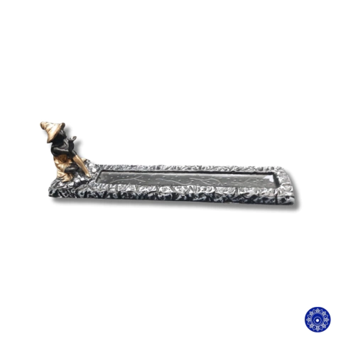 Incensário de Resina Caneleta Bruxinha 23cm