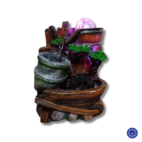 Fonte de Água em Resina Paisagem - P