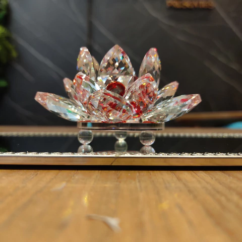 Flor De Lótus de Cristal Vermelha - comprar online