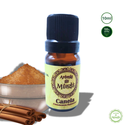Óleo Essencial Aromas do Mundo Canela 10ml