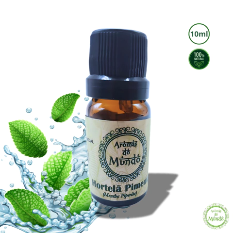 Óleo Essencial Aromas do Mundo Hortelã Pimenta (Menta Piperita) 10ml