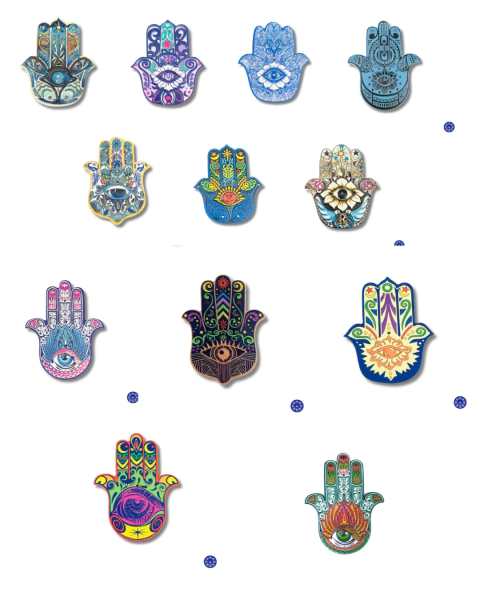 Incensário Ímã Resina Mão Hansa Cores Variadas - comprar online