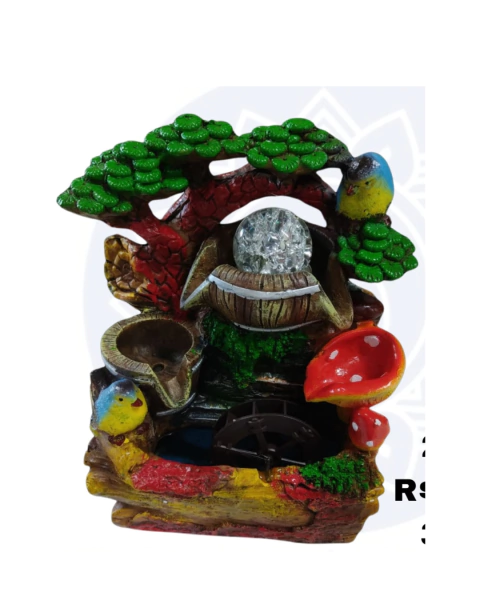 Fonte Média em resina Pássaros 4 quedas - comprar online