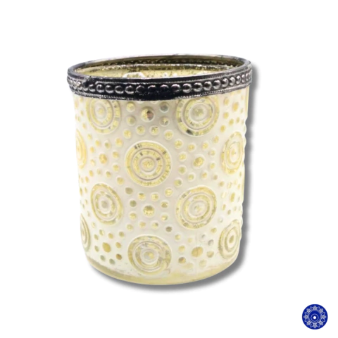 Castiçal de Vidro Claro