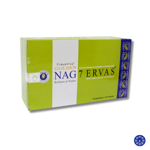 Incenso Massala Golden Nag 7 Ervas