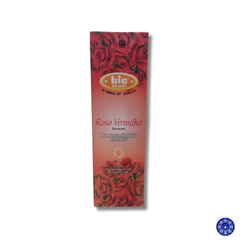 Incenso Indiano Bic Rosa Vermelha