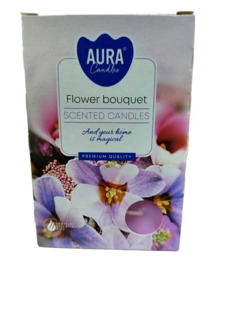 Velas aromáticas com 6un - Flower Bouquet ( Buquê de Flores)