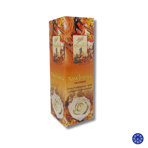 Incenso massala Flute Rosa Branca