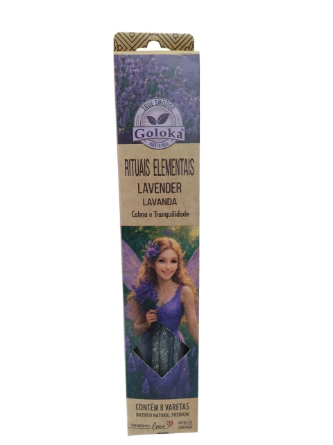 Incenso Goloka Natural Premium Linha Rituais Elementais - Lavanda - comprar online