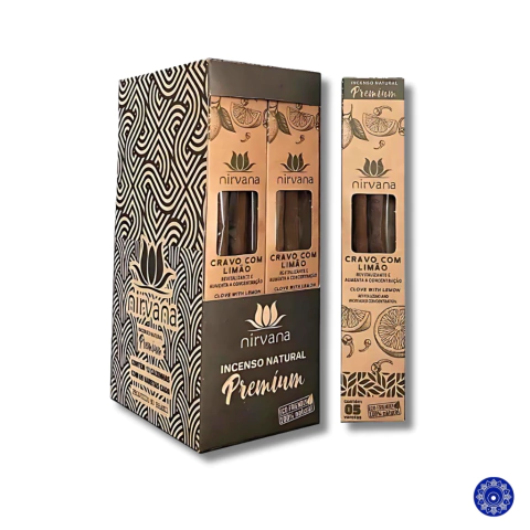 Incenso Natural Nirvana Premium Cravo com Limão