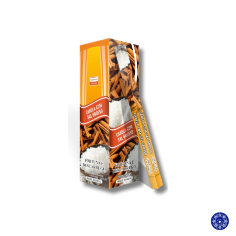 Incenso Indiano Darshan Canela com Sal Grosso