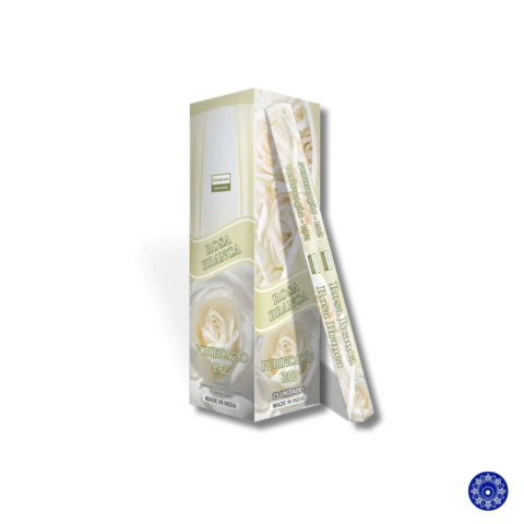 Incenso Indiano Darshan Rosa Branca