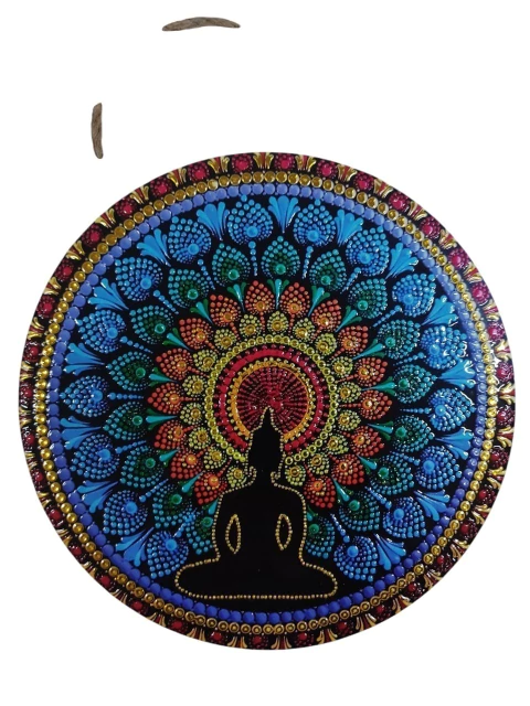 Mandala Decorativa de Porcelana Buda - comprar online