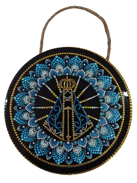 Mandala Decorativa de Porcelana Nossa Senhora Aparecida - comprar online