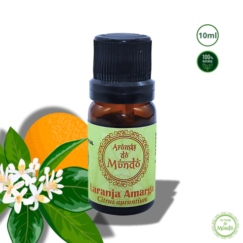 Óleo Essencial Aromas do Mundo Laranja Amarga 10ml