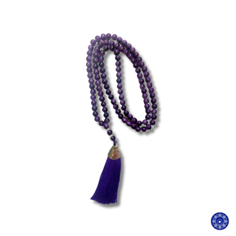 Japamala de Cristal 108 Contas Purpurita