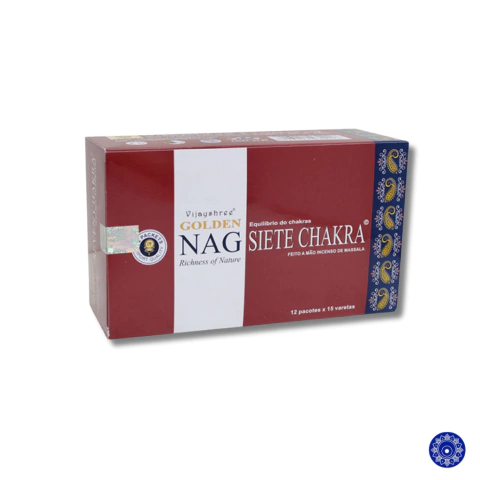 Incenso Massala Golden Nag Sete Chakras