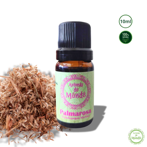 Óleo Essencial Aromas do Mundo Palmarosa 10ml