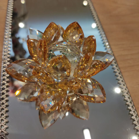 Flor De Lótus de Cristal Âmbar - comprar online