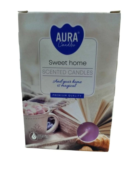 Velas aromáticas com 6un - Sweet Home (Doce Lar)