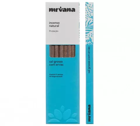 Incenso Natural Nirvana Sal Grosso com Ervas - comprar online