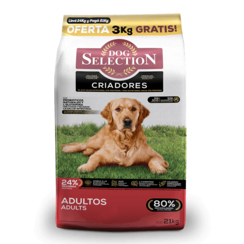 Dog Selection Criadores Perro Adulto x 21+3 Kg