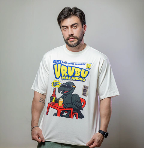 Camiseta Oversized Urubu Malandro