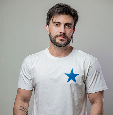 Camiseta Estrela Azul