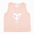 (6219C) Musculosa Corazon Bebe- Jersey Jaspeado - Züweni