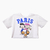 (5760) Remera Crop Niña París - Jersey - comprar online