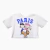 (5760) Remera Crop Niña París - Jersey - comprar online