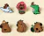 Pins Metalicos Carpincho Capibara x 1u Diseño Surtido
