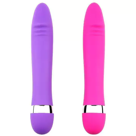 Vibrador Recto Estimulador 18cms Silicona Regulable Sextoys
