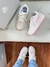 Air Force bege/rosa bebê