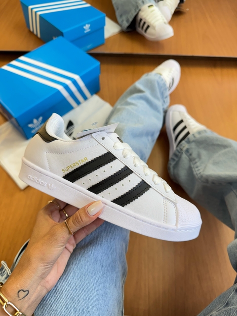 Adidas super Star branco/preto