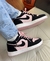 Jordan preto/rose camurça