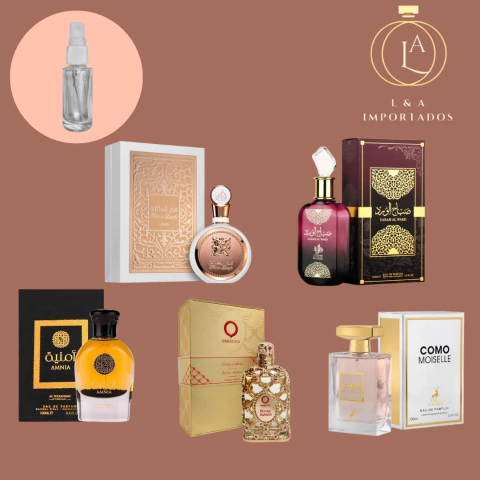 Combo decant - Fakhar rose + Sabah + Amnia + Royal amber + Como moiselle