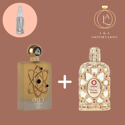 Combo ALTA FIXAÇÃO - Tharwah Gold + Royal amber