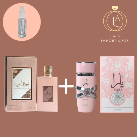 Combo princesa - Decant Ameerat al arab rose + Yara