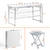 Mesa Plegable Premium De Aluminio Con 4 Sillas - tienda online